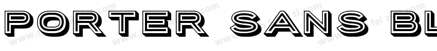 Porter Sans Block字体转换